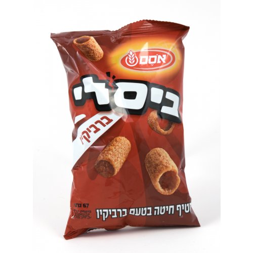 Bissli Snack with Barbecue Flavor by Osem - Medium Size