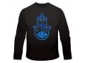 Blue Hamsa Chai Long Sleeve T-Shirt