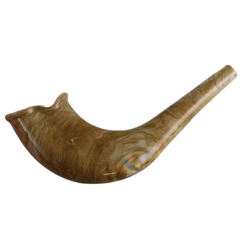 Children's Natural Color Plastic Shofar - Large