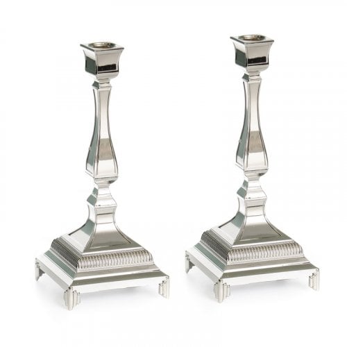 Classic Silver Plate Candlesticks