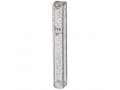 Clear Plastic Mezuzah Case, Dark Silver Speckles  Option: for 10 or 12 cm Scroll