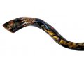 Collectors Hand Painted Yemenite Shofar - Menorah