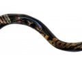 Collectors Hand Painted Yemenite Shofar - Menorah