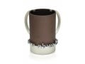 Dabbah Judaica Wash Cup Netilat Yadaim Anodized Aluminum - Gray