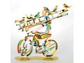 David Gerstein Free Standing Double Sided Bicycle Sculpture - Ladder Man