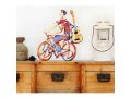 David Gerstein Free Standing Double Sided Bicycle Sculpture - Troubadour Rider