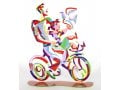 David Gerstein Free Standing Double Sided Bicycle Sculpture - Weekend Ride