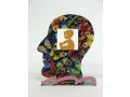 David Gerstein Free Standing Double Sided Head Sculpture - Baby