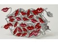 David Gerstein Free Standing Double Sided Lips Sculpture - One Hundred Kisses