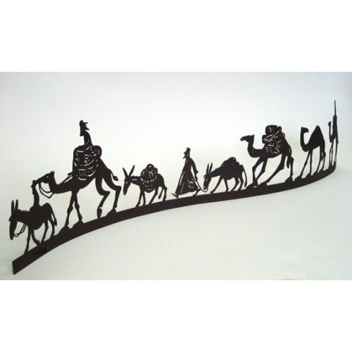 David Gerstein Free Standing Double Sided Sculpture - Caravan Silk Route