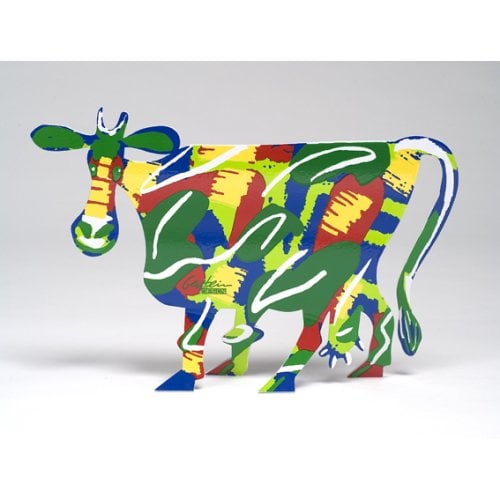 David Gerstein Free Standing Double Sided Sculpture - Margarita Cow