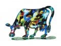 David Gerstein Free Standing Double Sided Steel Sculpture - Lola Cow