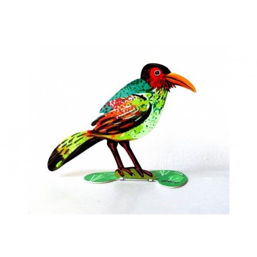 David Gerstein Free Standing Double Sided Steel Sculpture - Thinking Bird