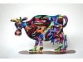 David Gerstein Free Standing Steel Double Sided Sculpture - Hulda Cow