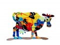 David Gerstein Free Standing Steel Double Sided Sculpture - Hulda Cow