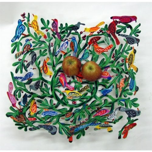 David Gerstein Laser Cut Fruit Bowl or Wall Decoration - Birds of the World