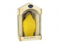 Decorative Handcrafted Etrog Shaped Havdalah Candle - Yellow