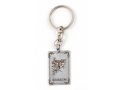 Dog Tag Key Ring, Framed Jerusalem Images - Stainless Steel