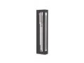 Dorit Judaica Clear Acrylic Mezuzah Case, Dark Gray Frame - Gold or Silver Shin