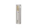 Dorit Judaica Clear Acrylic Mezuzah Case, Silver Frame - Gold or Silver Shin