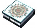 Dorit Judaica Decorative Memo Box  Pink Mandala with Hebrew Blessing Words