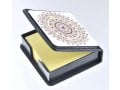 Dorit Judaica Decorative Memo Box, Mandala with Business Blessings - Hebrew