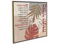 Dorit Judaica Decorative Wall Plaque with Mizmor Le'Todah, Psalm of Praise