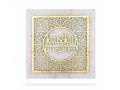 Dorit Judaica Gold Plated Brass Wall Plaque, Jerusalem - Hebrew and English