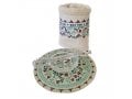 Dorit Judaica Set, Honey Dish Plate Spoon and Towel - Pomegranates