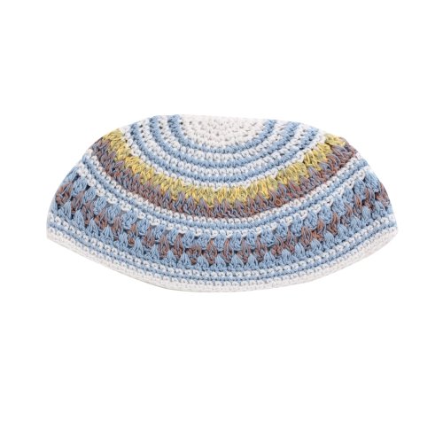 Frik Kippah in Light Colored Stripes