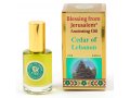 Gold Series Blessing from Jerusalem - Cedar of Lebanon Anointing Oil 0.4 fl.oz (12ml)