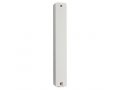 Gray Marble Look Plastic Mezuzah Case with Silver Shin - for 12 or 15 cm Scroll