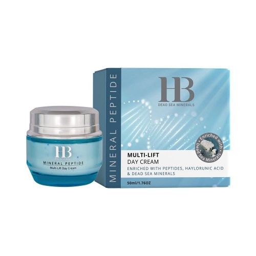 H&B Multi-Lift Day Cream Enriched with Peptides and Hyaluronic Acid - Blue Series