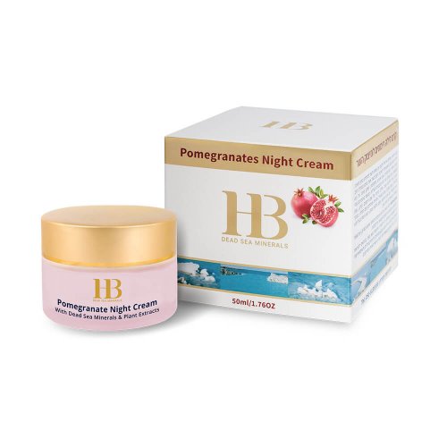 H&B Night Cream Enriched with Pomegranate Concentrate and Dead Sea Minerals