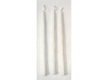 Handmade Dripless Hanukkah Candles - Pure White