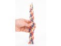 Handmade Braided Beeswax Havdalah Candle - Colorful