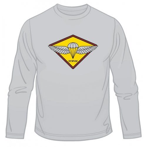 IDF Paratrooper Emblem Long Sleeved T-Shirt