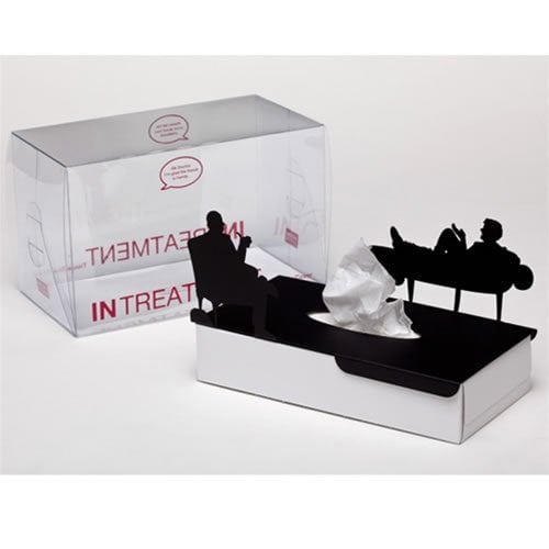 In Treatment Tissue Box Holder