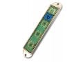 Iris Design Handcrafted Pewter Enamel Mezuzah Case - Oriental Design