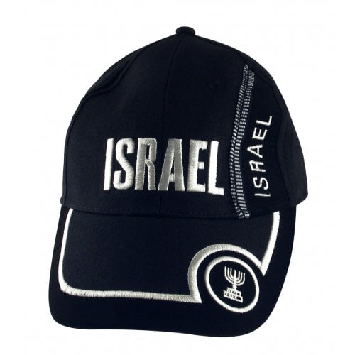 Israel Menorah Cotton Cap