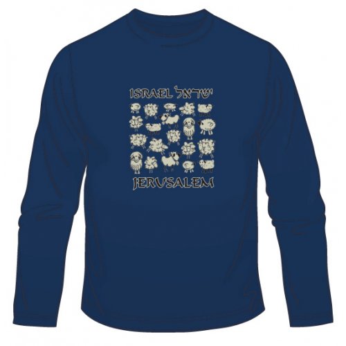 Israel Sheep Long Sleeved T-Shirt