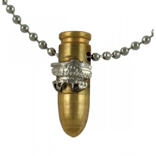 Israeli Army Bullet Bronze Pendant - Armored Troops