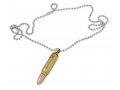 Israeli Army M-16 Rifle Bullet Pendant with Star of David