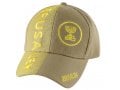 Jerusalem Baseball Cap with Menorah Emblem