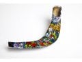 Jerusalem Hand Painted Ram's Horn Shofar