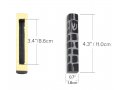 Jerusalem Stone Mezuzah Case with Western Wall Image, Black and White - 4.3