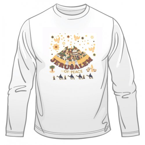 Jerusalem of Peace Long Sleeved T-Shirt