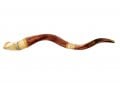 Jumbo Yemenite Hand Painted Shofar - Jerusalem Design