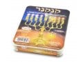 KANKANER Ready to Light Chanukah Menorah Set - Pre filled Gelled Olive Oil