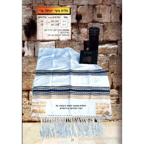 Kotel Paz Silk Tallit